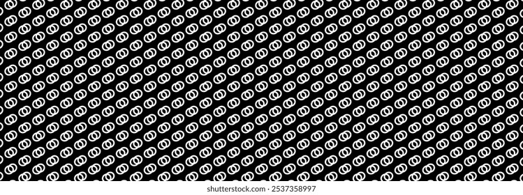 Abstract, Geometric, Lines, pattern, Circle, Illustration, vector, alternating overlapping, symmetrical, orderly arrangement background, black and white, banner, website, template.
