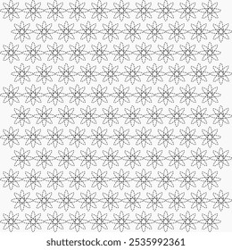 Abstractas, geométrico, líneas, patrón, flores, ilustración, Vector, alternando superposición, simétrico, fondo de arreglo ordenado, blanco y negro, Anuncio, Sitio web, Plantilla.