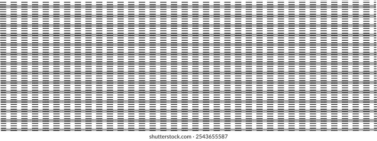 Abstractas, geométrico, líneas, patrón, ilustración, Vector, alternando superposición, simétrico, fondo de arreglo ordenado, blanco y negro, Anuncio, Sitio web, Plantilla.