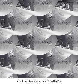 Abstract geometric lines pattern. Vector illustration