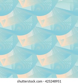 Abstract geometric lines pattern. Vector illustration