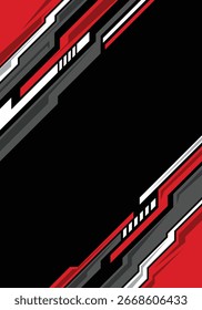 Abstract geometric lines racing style border background