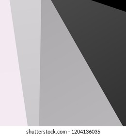 Abstract geometric lines, triangular shapes for silk scarf design