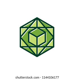 abstract geometric logo