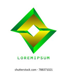 Abstract geometric logo