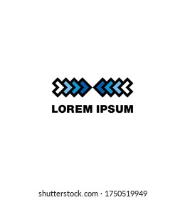 Abstract geometric logo. Concept and design. Vector illustration