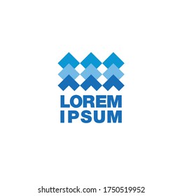 Abstract geometric logo. Concept and design. Vector illustration