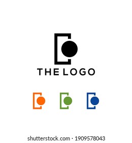 Abstract Geometric Logo Concept Vector. Abstract Simple Logo Template.
