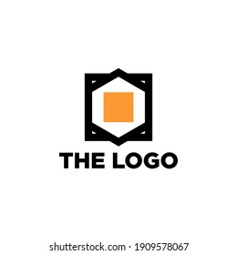 Abstract Geometric Logo Concept Vector. Abstract Simple Logo Template.