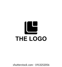 Resumen Vector de concepto de logotipo geométrico. Resumen Plantilla de logotipo simple.