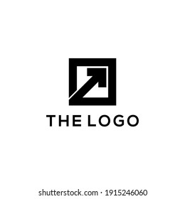 Abstract Geometric Logo Concept Vector. Abstract Simple Logo Template.
