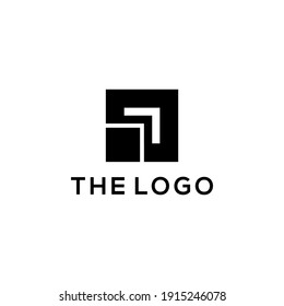 Abstract Geometric Logo Concept Vector. Abstract Simple Logo Template.