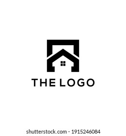 Resumen Vector de concepto de logotipo geométrico. Resumen Plantilla de logotipo simple.