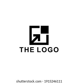 Abstract Geometric Logo Concept Vector. Abstract Simple Logo Template.
