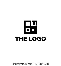 Abstract Geometric Logo Concept Vector. Abstract Simple Logo Template.