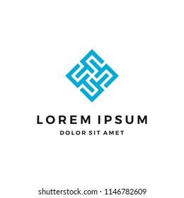 Abstract Geometric Logo Design