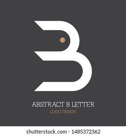 abstract geometric logo design black white initials shapes lines round