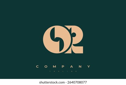 OR Abstract Geometric Logo Design. Modern and elegant logo design with simplistic typography elements, showcasing branding excellence.