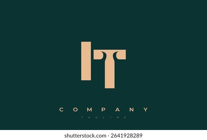 IT Abstract Geometric Logo Design. Modern and elegant logo design with simplistic typography elements, showcasing branding excellence.