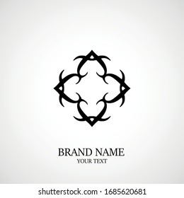 Abstract geometric logo design, Symbol for corporate identity. The name of the campaign. Business logo.
