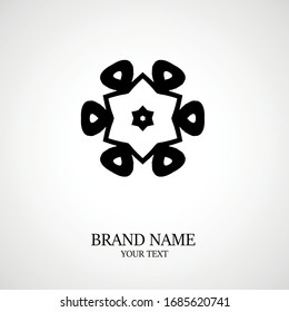 Abstract geometric logo design, Symbol for corporate identity. The name of the campaign. Business logo.