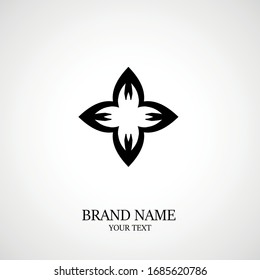 Abstract geometric logo design, Symbol for corporate identity. The name of the campaign. Business logo.