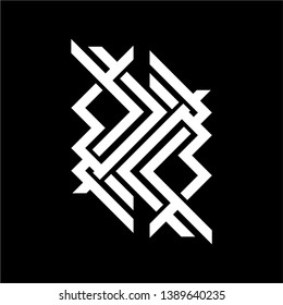 abstract geometric logo design template . abstract geometric pattern template