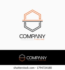 Abstract geometric logo. design vector