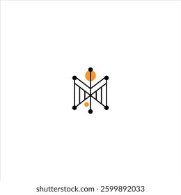 abstract geometric logo icon design 1