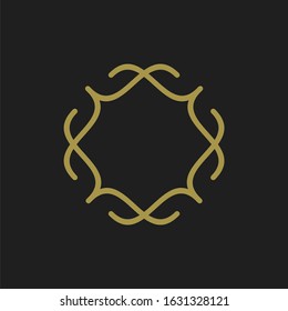 Abstract geometric logo pattern vector