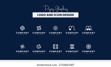 Abstract Geometric Logo Symbol Collection