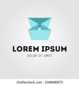 Abstract geometric logo template