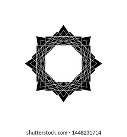 abstract with geometric logo template
