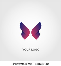 abstract geometric logo template color design 