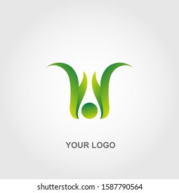 abstract geometric logo template color design 