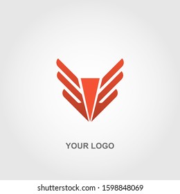 abstract geometric logo vector template design