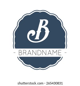 Abstract Geometric Logotype Design Template. Vector illustration.
