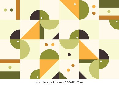Abstract geometric Lovebird Pattern Background. Creative Geometric Background. Shape Composition. Background for Flayer, banner.