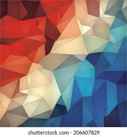 Abstract geometric low poly background.