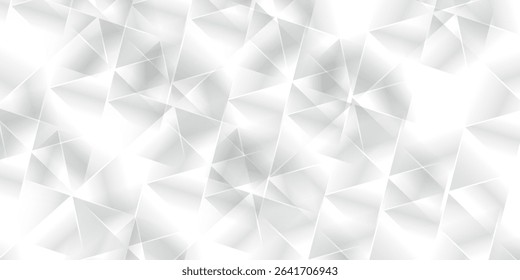 abstract geometric low poly background. white and gray landscape background with triangle decoration eps 10