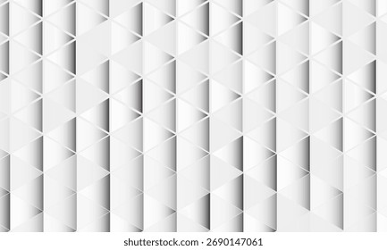 Fondo geométrico abstracto de bajo poli. fondo de paisaje blanco y gris con decoración de triángulo.