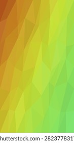 Abstract geometric low poly background with warm to cool gradient, digital art