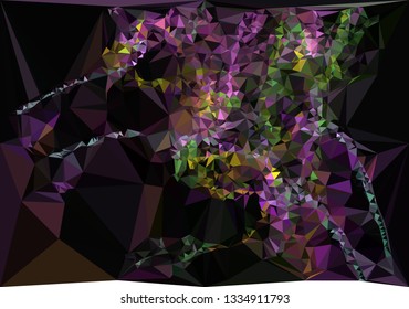 Abstract geometric low polygonal background.