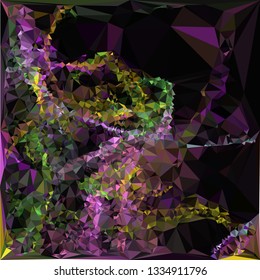 Abstract geometric low polygonal background.