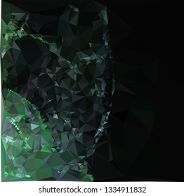 Abstract geometric low polygonal background.