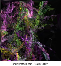 Abstract geometric low polygonal background.