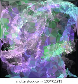 Abstract geometric low polygonal background.