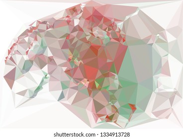 Abstract geometric low polygonal background.