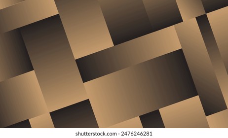 Fondo de Vector de degradado de oro de lujo geométrico Abstractas