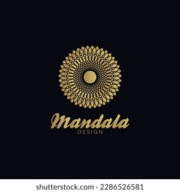 abstract geometric mandala ornament logo design,ethnic  flower motif  insignia